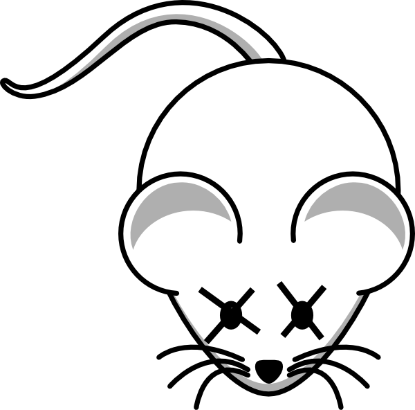 600x592 Dead Mouse Clipart Kid