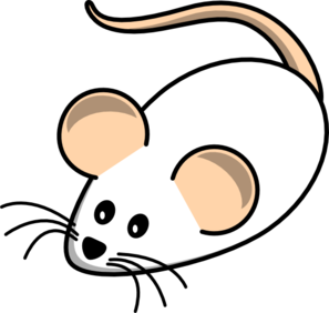 297x282 Field Mouse White Clip Art