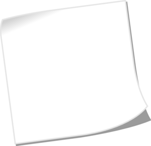 300x291 Note Blank White2 Clip Art