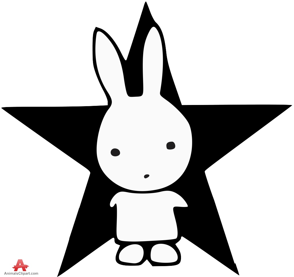 999x942 Star Rabbit Clipart Free Clipart Design Download