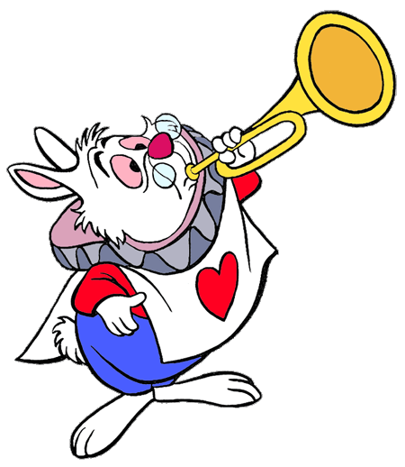 450x518 The White Rabbit Clip Art Disney Clip Art Galore