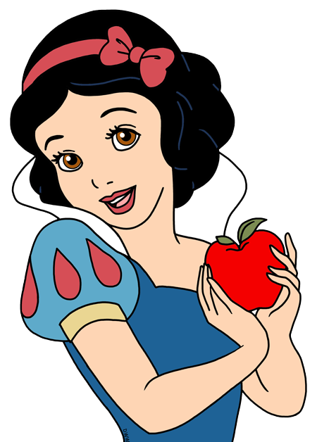 450x628 Apple Clipart Snow White