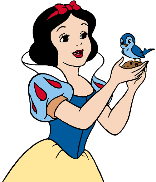 500x584 Snow White Clip Art
