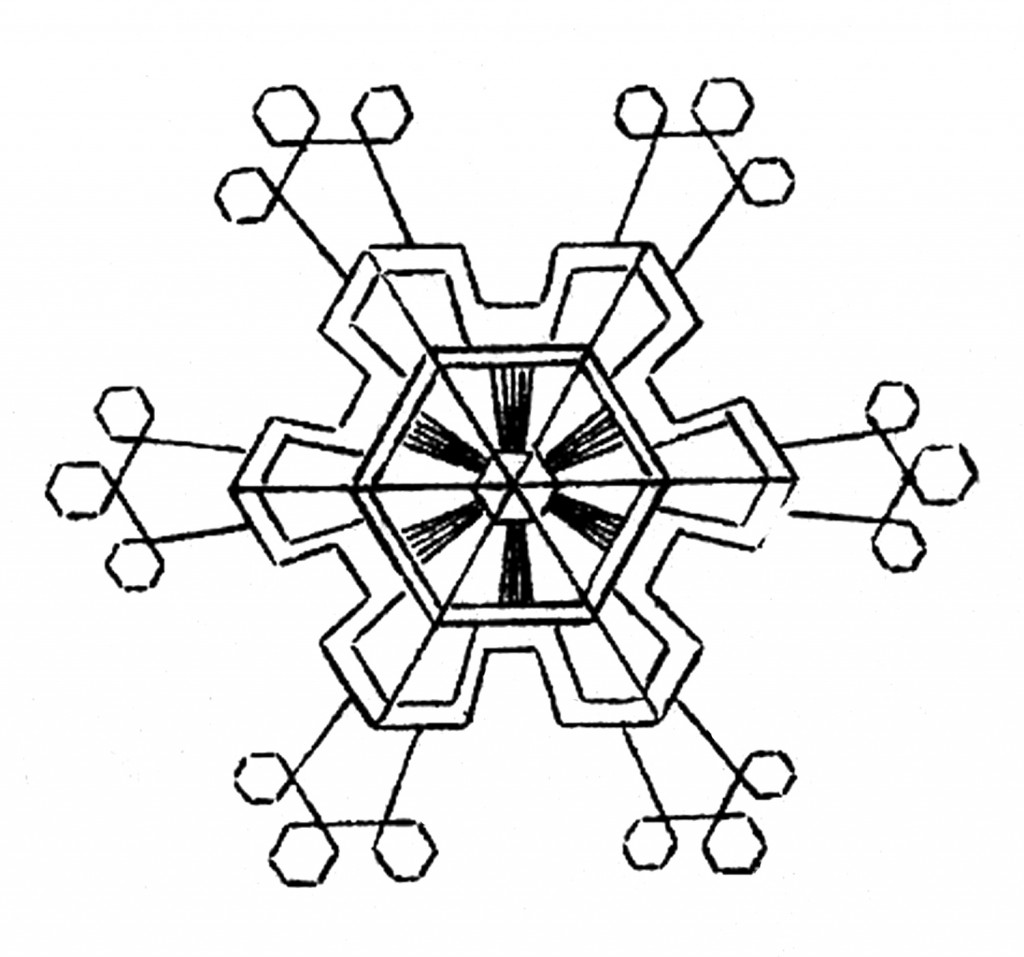 1024x957 Snowflake Clipart Free