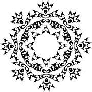 180x180 Beautiful Snowflake Clip Art And Coloring Pages That You Can Print