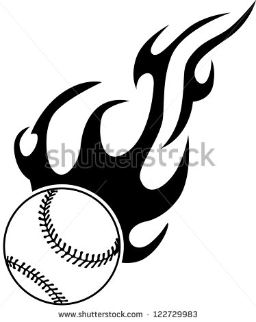 374x470 Graphics For Black And White Softball Graphics