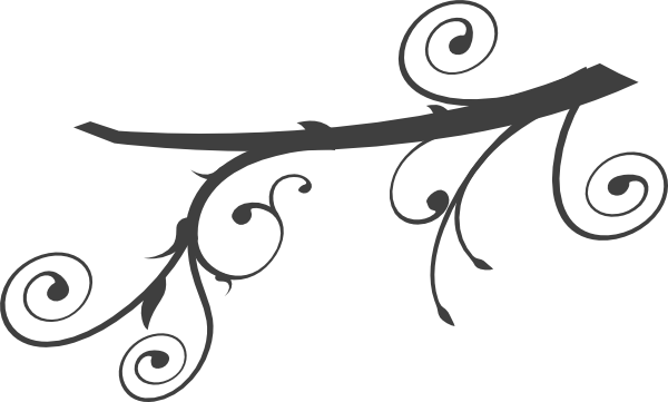 600x361 Swirl Clipart Branch