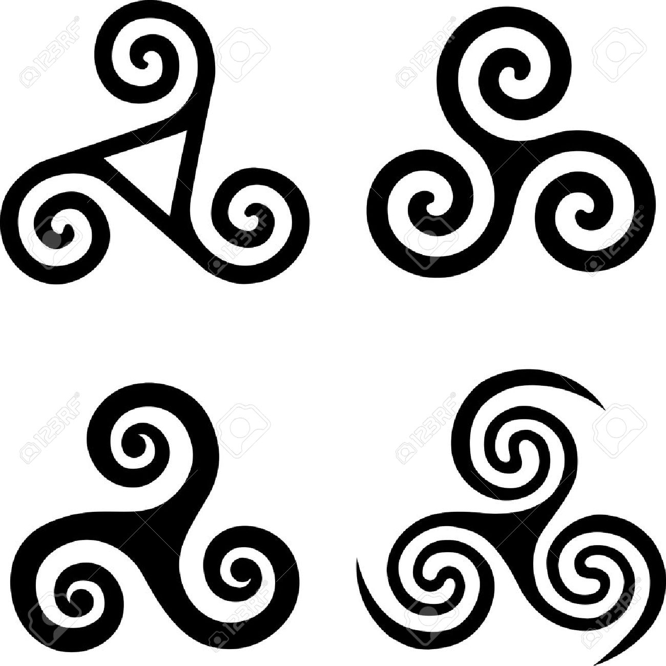 1300x1300 Celtic Clip Art Symbols
