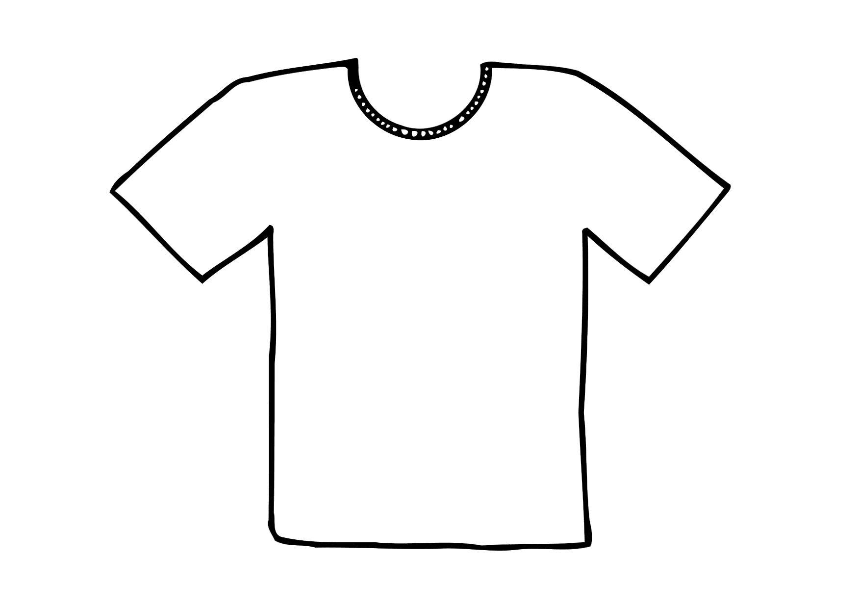 1750x1240 Shirt Outline Clip Art Online Calendar Templates