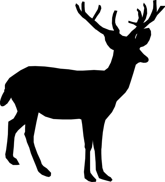 540x596 Whitetail Deer Clip Art Clipart Panda