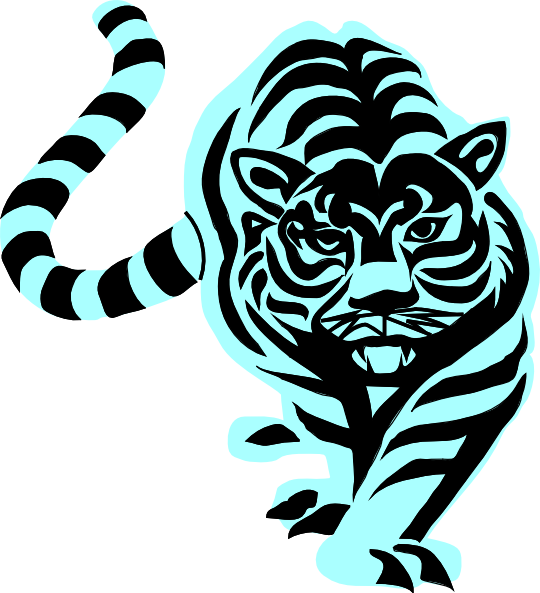 540x593 Tiger Clip Art