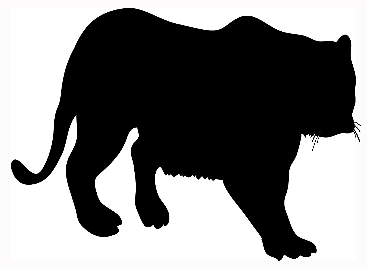 1276x935 Tiger Silhouette Clipart 2165980