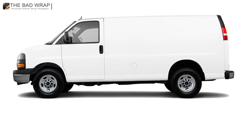 800x367 White Van Clipart