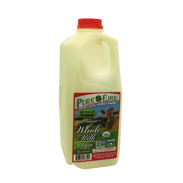 600x600 Pure Eire Organic Whole Milk (64 Fl Oz) From Whole Foods Market