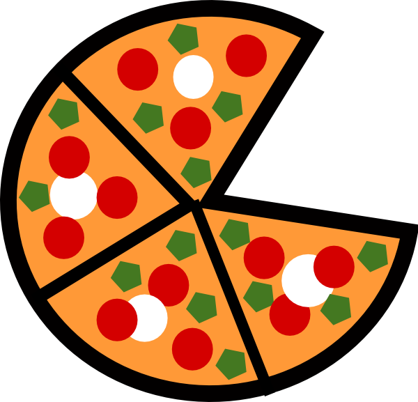 600x577 Pizza Slice Clip Art Clipart Panda