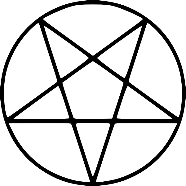 600x600 Clipart Pentagram