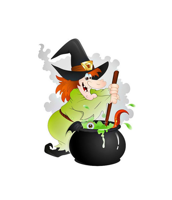 570x662 Wicked Witch Cauldron Image, Scary Witch Image,large Witch