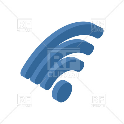 400x400 Wi Fi Sign. Wifi Symbol. Royalty Free Vector Clip Art Image