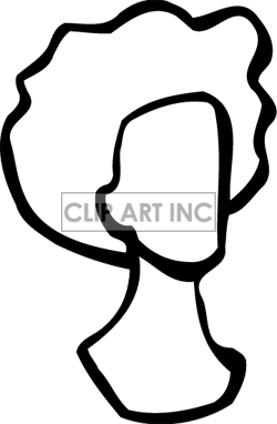 250x382 Hair Clipart Black And White Clipart Panda