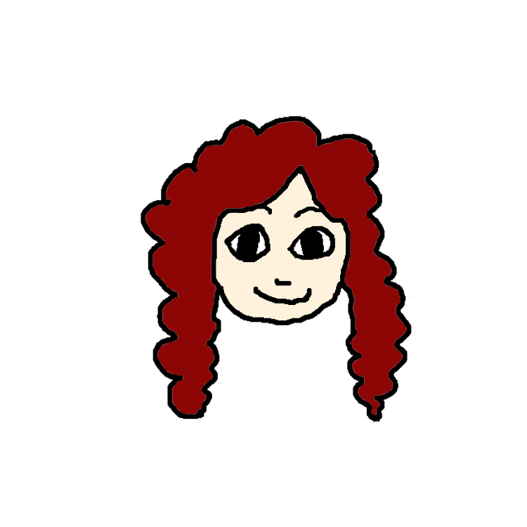 750x750 Ponytail Clipart Curly Hair