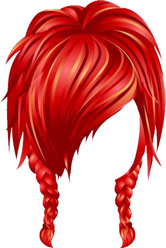 334x498 Red Hair Clipart Wig