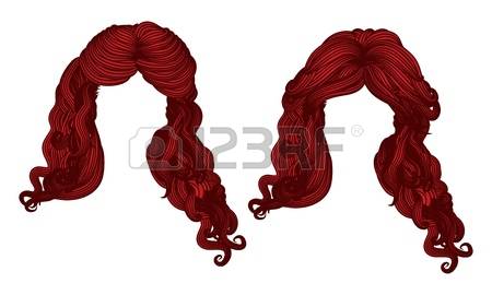 450x270 Hair Clipart Curly Hair Wig