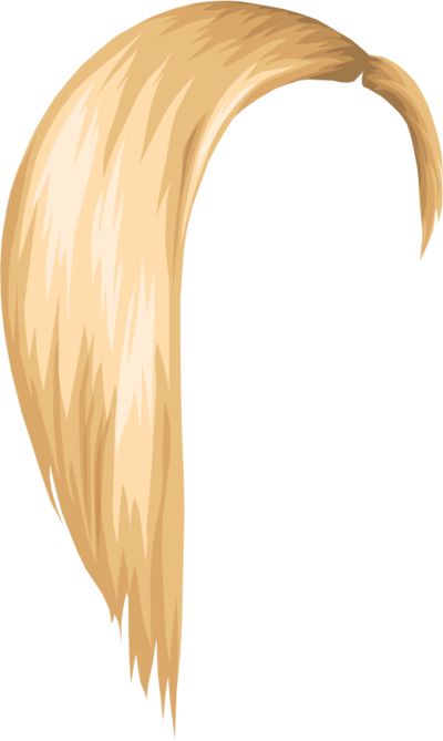 400x669 Blonde Clipart Wig