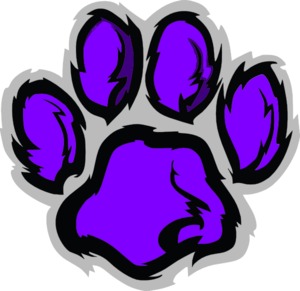 300x291 Wildcat Pawprint Clip Art