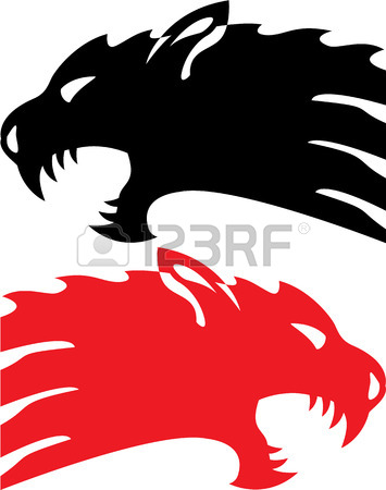 355x450 Wild Demon Vector Illustration Clip Art Image Royalty Free
