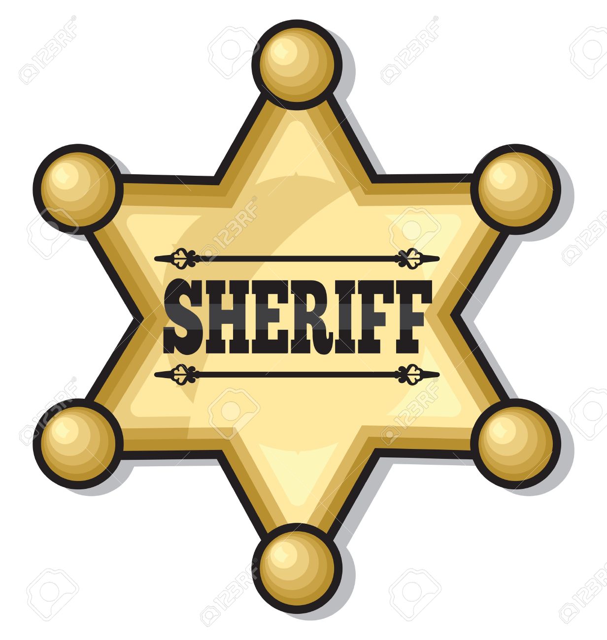 1232x1300 Wild West Clipart Sheriff Badge