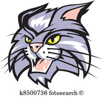 206x194 Wildcat Clipart And Illustration. 2,093 Wildcat Clip Art Vector