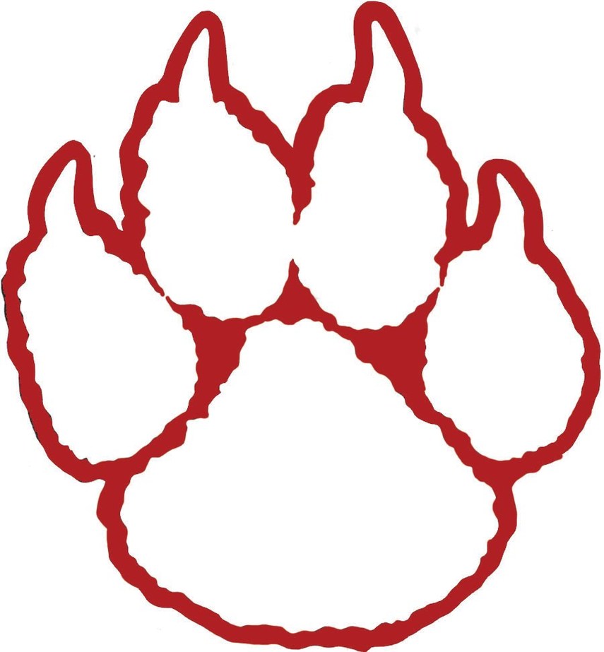 855x923 Wildcat Paw Clipart
