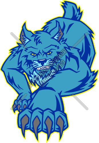 346x500 Wildcat01v4clr Clipart And Vectorart Sports Mascots