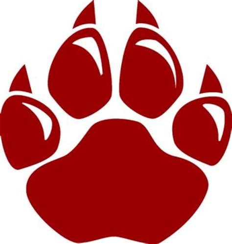 474x498 Louisville Wildcats Football Paw Print