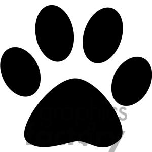 300x300 Paw Print Wildcats On Dog Paws Dog Paw Tattoos And Clip Art Image