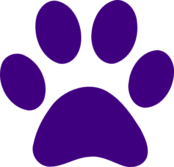 600x578 Paw Prints Cougar Paw Print Clip Art Clipart