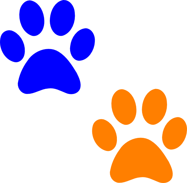 600x588 Cougar Paw Print Clip Art