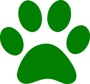 300x282 Wildcat Paw Print Clip Art Clipart Panda