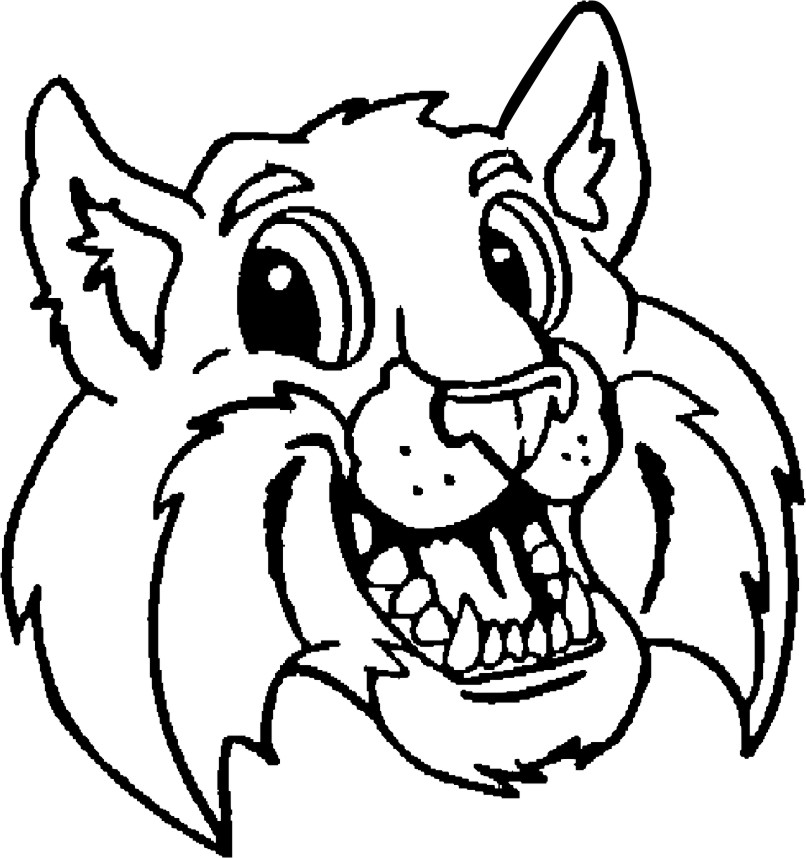 806x858 Wildcat Clip Art