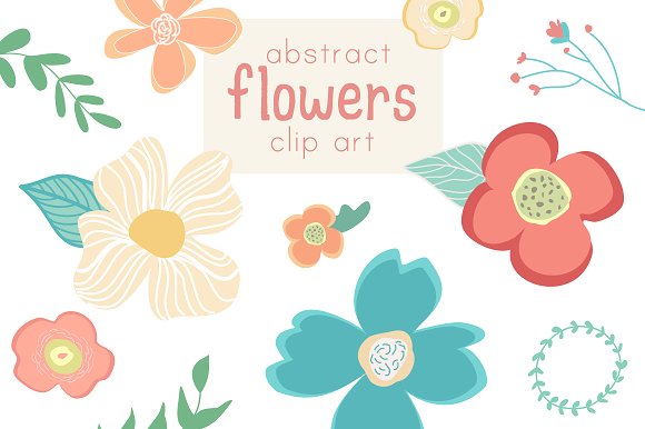 580x386 Wildflower Clipart Abstract