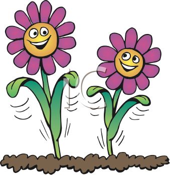 339x350 Wildflower Clipart Flower Growing