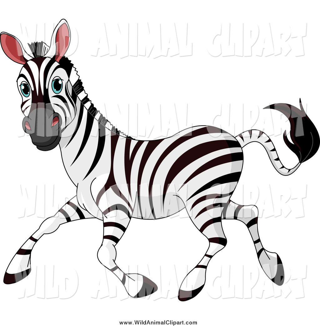 1024x1044 Clip Art Of A Running Zebra By Pushkin