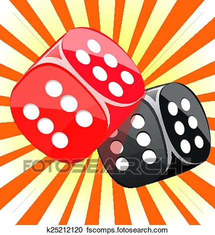 430x470 Clipart Of Dice Lucky Casino Gambling Game Win Success K25212120