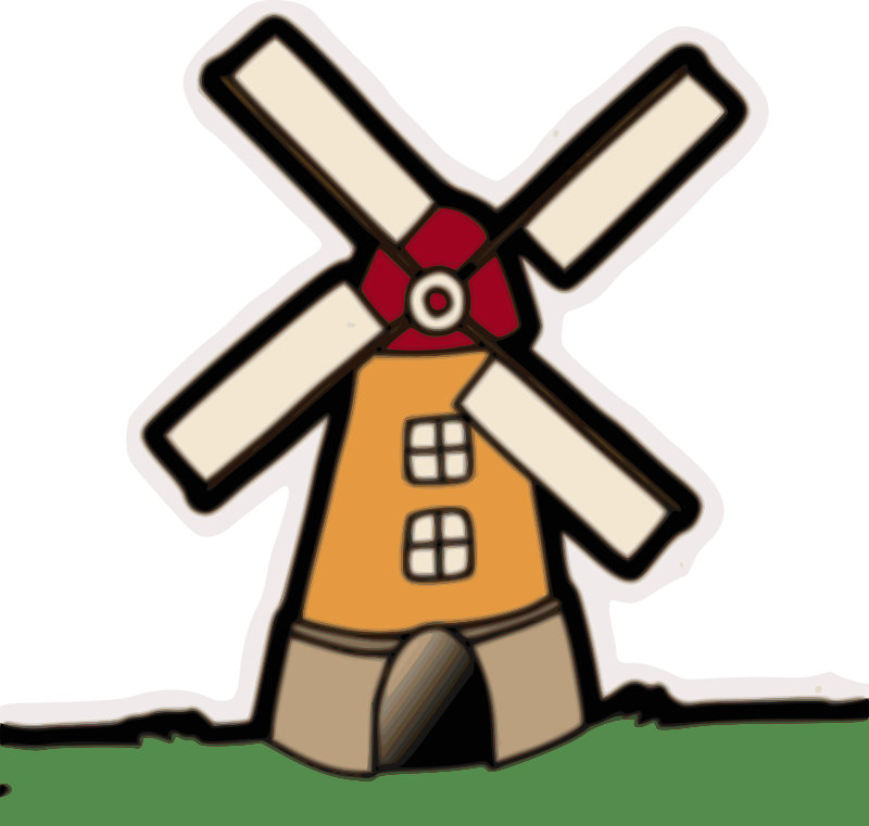 800x761 Wind Mill Clipart