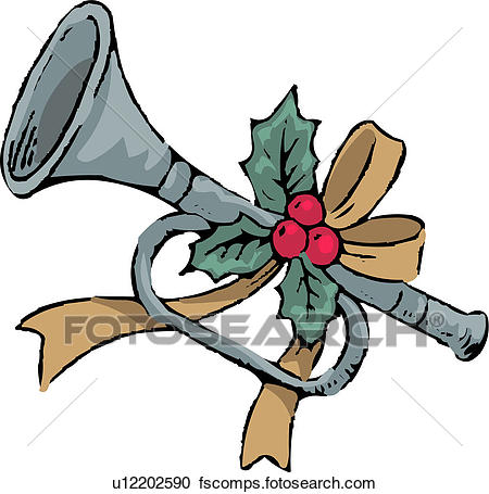 450x455 Clipart Of Holiday, Instrument, Wind Instrument, Musical