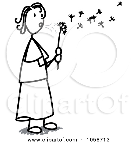 450x470 Dandelions Blowing In The Wind Tattoo Clip Art Illustration