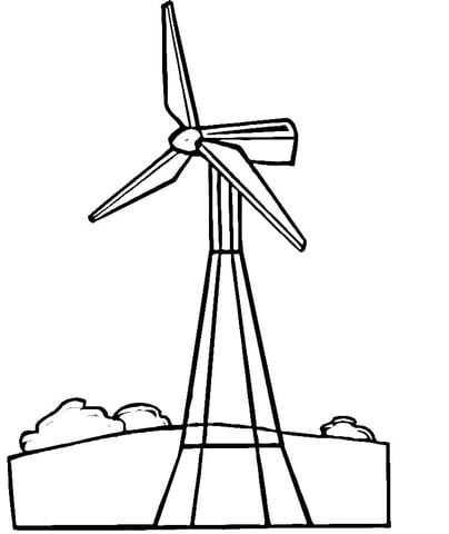 404x480 Wind Turbine Coloring Page Free Printable Coloring Pages Clipart