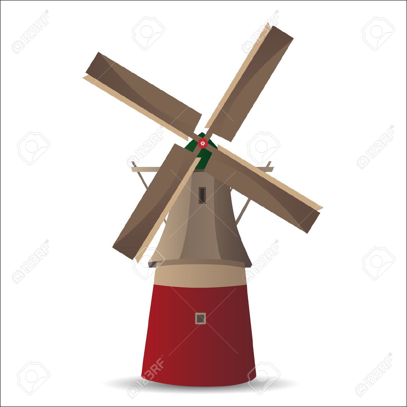 1300x1300 Dutch Wind Mill Clipart