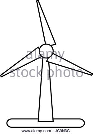 300x433 Wind Turbine Icon, Eco Concept Stock Vector Art Amp Illustration