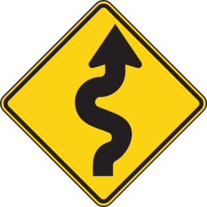 300x300 Right Winding Road Clip Art
